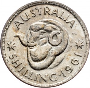 Australia, 1 szyling 1961