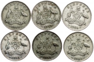 Austrálie, šarže 1946-1962