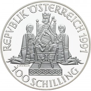 Austria, 100 Schilling 1991, Wiedeń