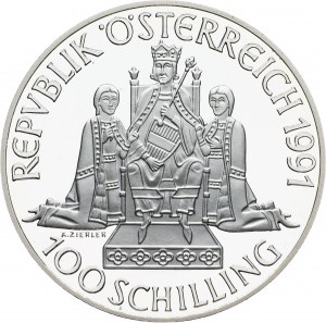 Austria, 100 Schilling 1991, Wiedeń