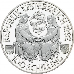 Autriche, 100 Schilling 1992, Vienne