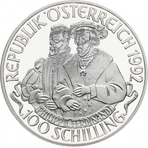 Rakúsko, 100 Schilling 1992, Viedeň