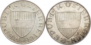 Rakousko, 10 Schilling 1967, 1969