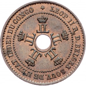 Belgian Congo, 1 Centime 1887