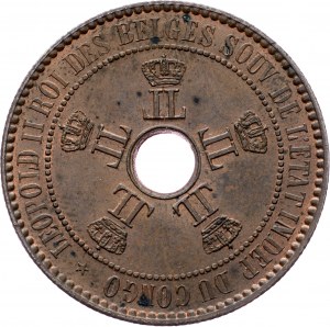 Belgisch-Kongo, 5 Centimes 1887