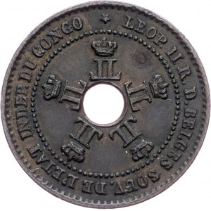 Belgisch-Kongo, 1 Rappen 1888