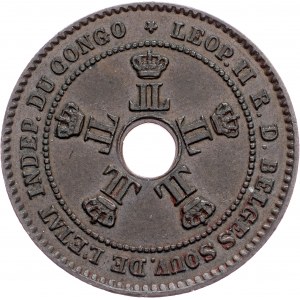 Congo Belga, 2 centesimi 1888