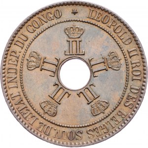 Belgian Congo, 10 Centimes 1889