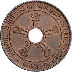 Belgisch-Kongo, 10 Centimes 1889