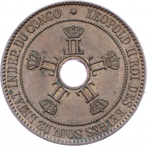 Belgisch-Kongo, 10 Centimes 1894