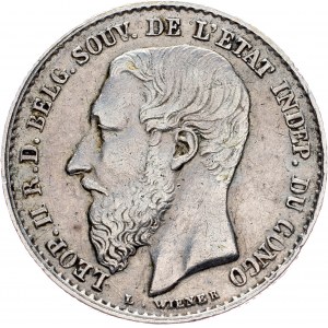 Congo belga, 50 centesimi 1896