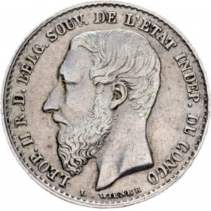 Congo belge, 50 centimes 1896
