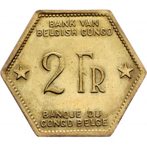 Congo belge, 2 Francs 1943