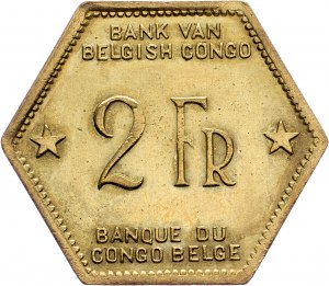 Kongo Belgijskie, 2 franki 1943
