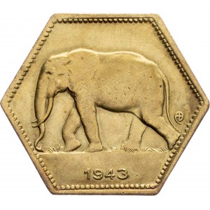 Congo belge, 2 Francs 1943