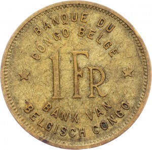 Congo Belga, 1 franco 1944