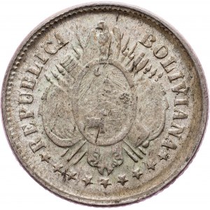 Bolívie, 5 centavos 1900
