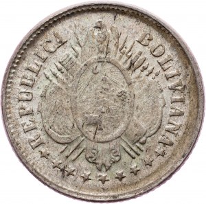 Bolívia, 5 centavos 1900