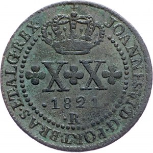 Cobre, 20 Reis 1821 r.