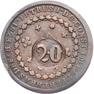 Cobre, 20 Reis 1823