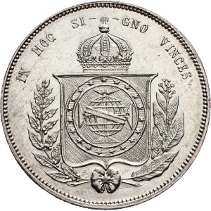 Brazil, 2000 Reis 1858