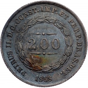 Brasilien, 200 Reis 1858