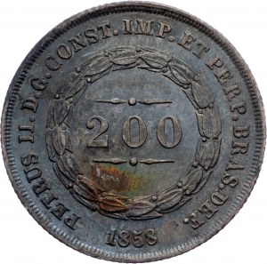 Brésil, 200 Reis 1858