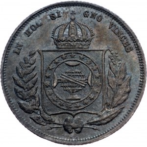 Brazil, 200 Reis 1858