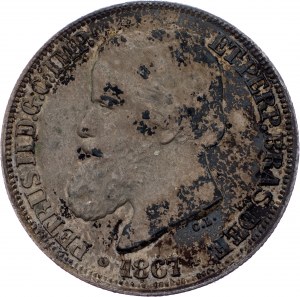 Brésil, 200 Reis 1867