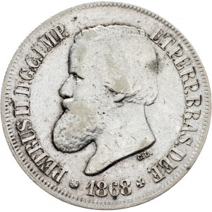 Brasile, 500 Reis 1868