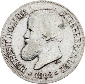 Brazília, 500 Reis 1868