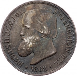 Brazil, 200 Reis 1868