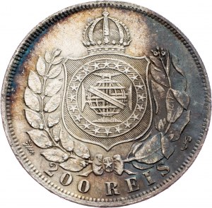 Brazília, 200 Reis 1868