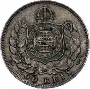 Brazília, 200 Reis 1868