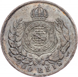 Brazílie, 200 Reis 1869
