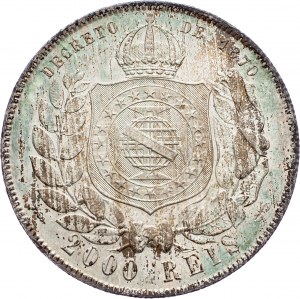 Brazil, 2000 Reis 1888