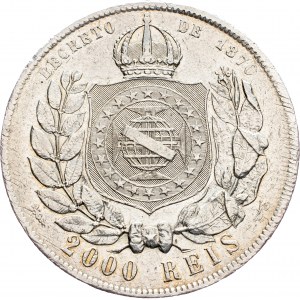 Brazil, 2000 Reis 1888