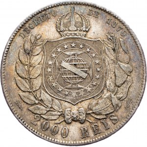 Brazil, 2000 Reis 1888