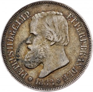 Brazílie, 500 Reis 1888