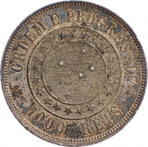 Brazil, 1000 Reis 1889