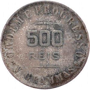 Brazylia, 500 Reis 1906