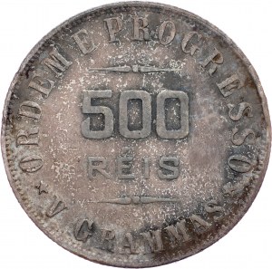 Brazília, 500 Reis 1906