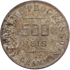 Brazília, 500 Reis 1906