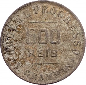 Brazil, 500 Reis 1906