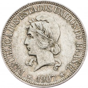 Brazil, 1000 Reis 1907