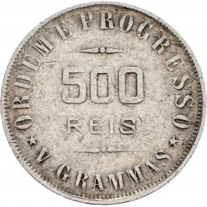 Brazílie, 500 Reis 1908