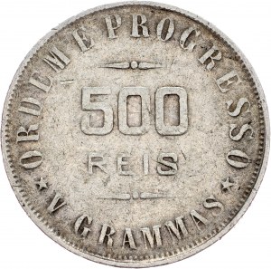 Brazílie, 500 Reis 1908