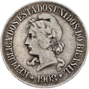 Brazílie, 500 Reis 1908