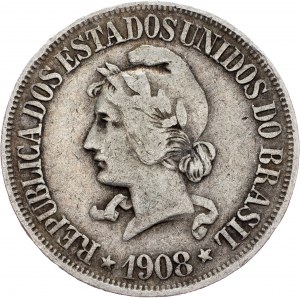 Brazil, 500 Reis 1908
