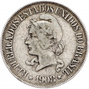 Brazil, 500 Reis 1908